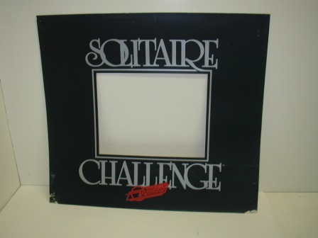 Solitaire Challenge 14 Inch Monitor Cardboard Bezel (Item #13) (Outside Dimensions 21 7/8  X 19 3/4) $19.99